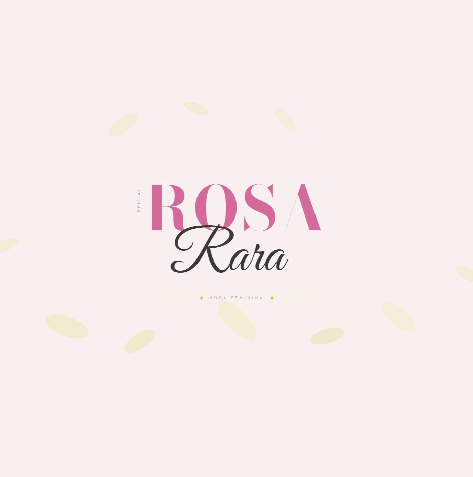 Rosa Rara — identidade visual marca de moda